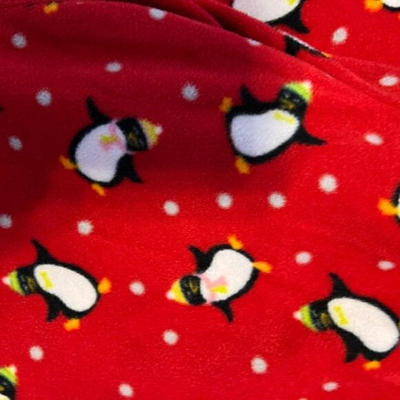 Rene Rofe Winter Penguin Fleece Pajama
Bottoms Red, XL - Picture 9 of 10
